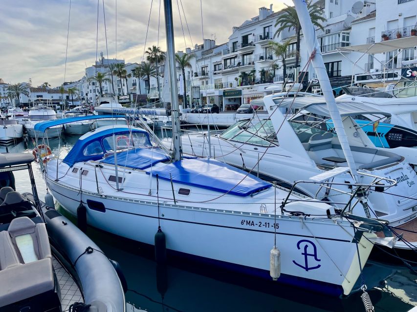 Marbella: Puerto Banús Private Sailing Cruise with Drinks - Auster Sailors: luxury sailing near Marbella, not far from your day