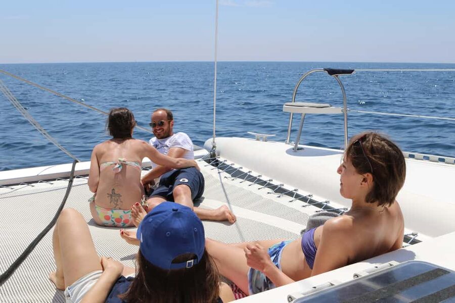 Marseille: Calanques Catamaran Cruise, Picnic, & Swimming - En‑Vau and the blue cave: the stop that depends on conditions