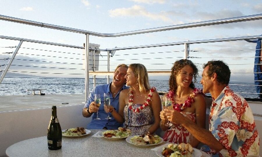 Maui: Ka'anapali Luxury Sunset Dinner Sail - Sunset Sail Timing and 360 Views Over West Maui