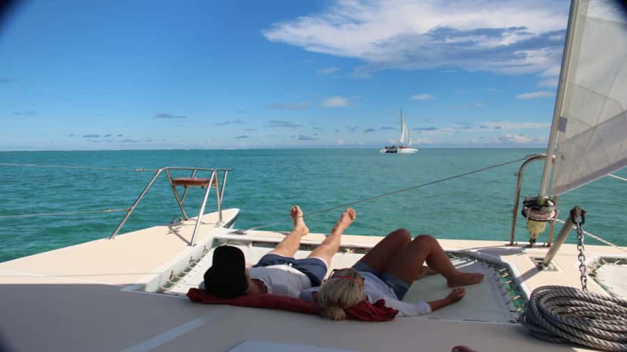 Mauritius: Ile aux Cerf Catamaran w/Waterfall Visit & Lunch - From Debarcader Trou d’eau Douce: where the day really begins
