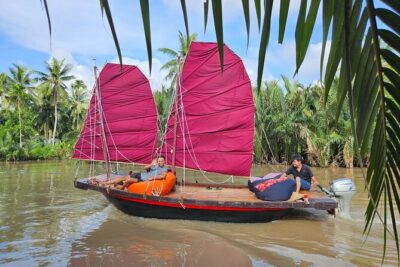 Mekong Zigzag Full Day tour: Scooter, Sailboat, Food (HCM-BenTre) - Countryside thrills with a motorbike guide in Ben Tre