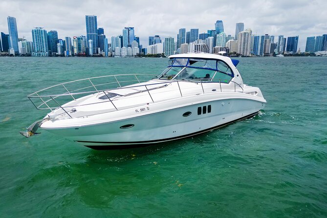 Miami: 2 Hour Private Yacht Cruise - Private Yacht Comfort: Restroom, Music, Cooler Ice