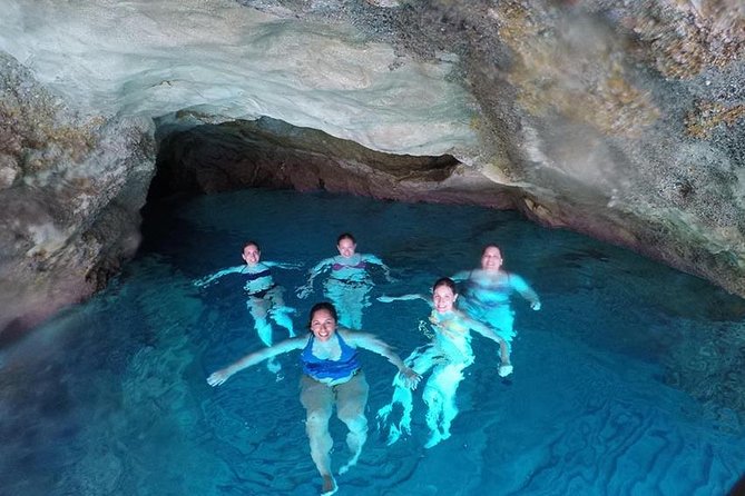 Milos caves snorkelling Catamaran Cruise in a small group - Passing Adamas bay and the 19th-century iron-and-manganese mine