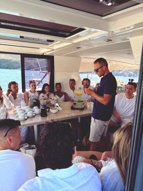 Milos: Full Day Luxury Catamaran with Full Meal & Open Bar - Crew service and small-group feel that keeps the day relaxed