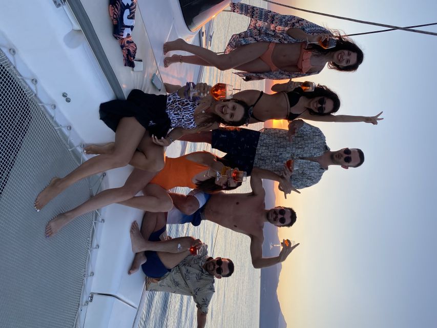 Milos: Full day Milos and Poliegos Catamaran Cruise - From Adamas to Poliegos: a 10-hour catamaran that earns its price