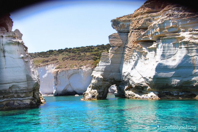 Milos Sailing Tour with snorkeling and lunch - Stops Along Protected Coasts: Beaches, Monastery, and a Collapsed Cave