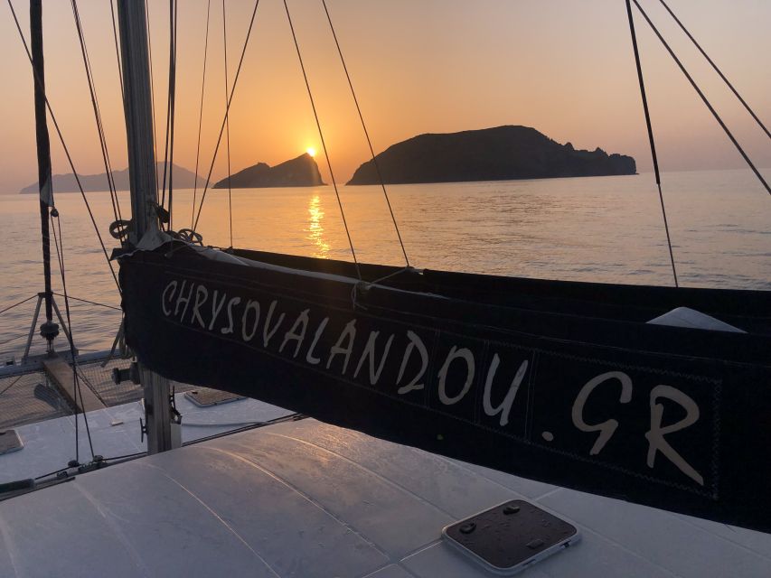 Milos: Sunset Catamaran Cruise with Kleftiko Visit - Entering Milos by Sea: Why This Sunset Catamaran Works