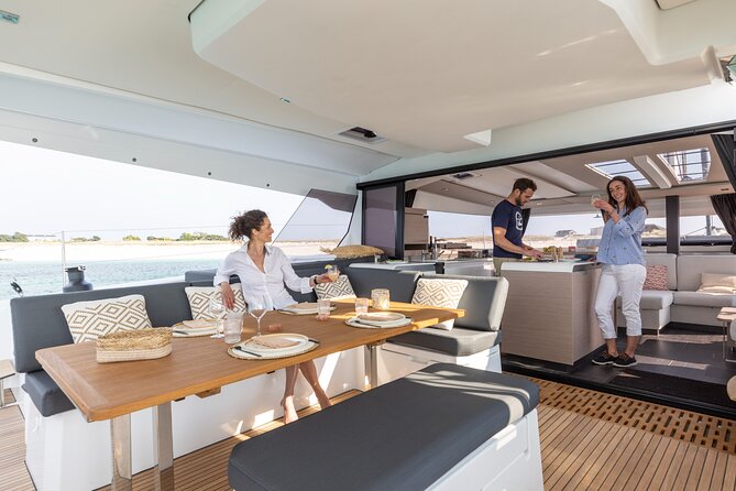 Mykonos: Brand-New Catamaran Cruise with Meal, Drinks & Transport - Food and Drinks Onboard: The Value Check You Actually Care About