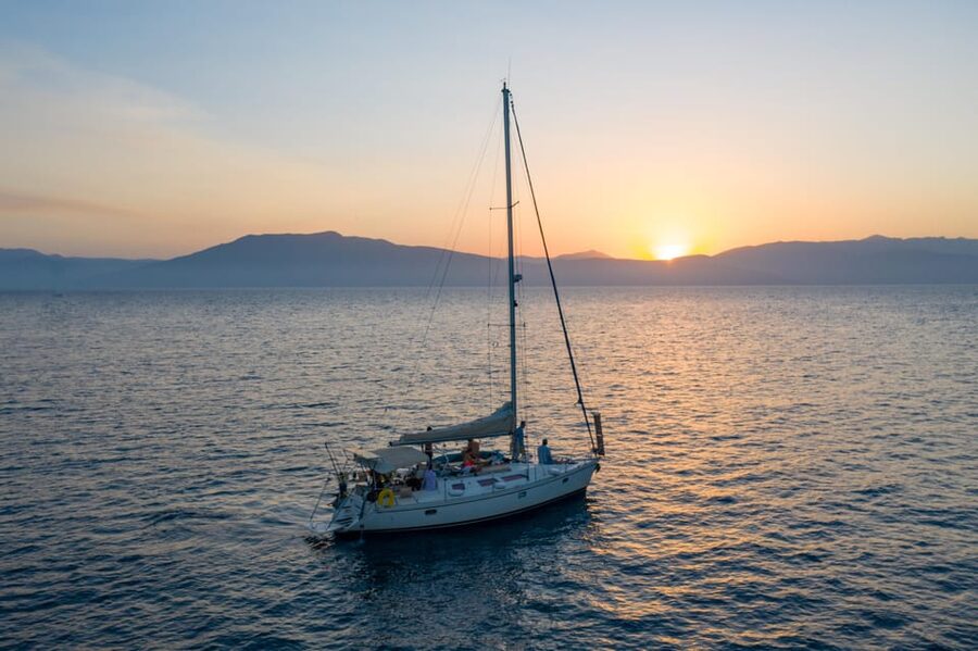 Nafplio Sun Sail Cruises | Semi-Private Half Day | Full Meal - How the Swim and Snorkel Stops Feel in Real Life