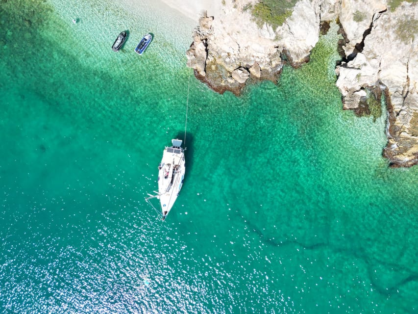Nafplio Sun Sail Cruises | Semi-Private Half Day | Full Meal - The Crew Dynamic: Dimitri, Angie, and the Captain Factor