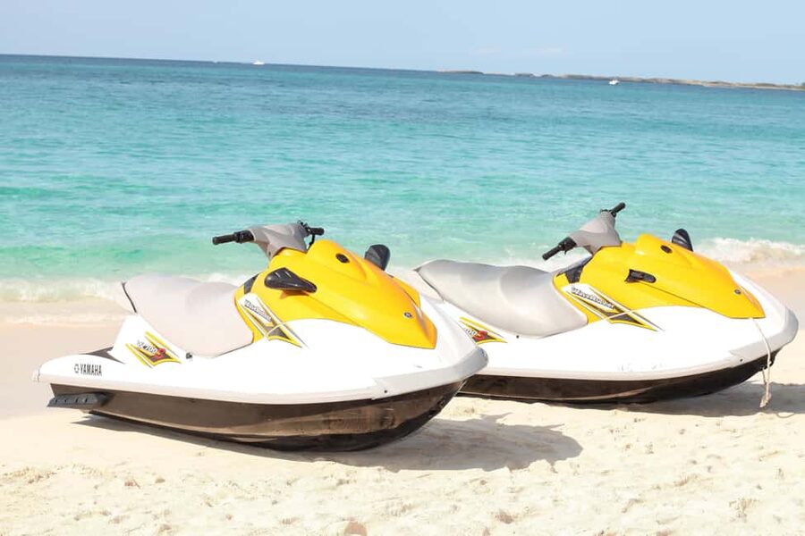 Nassau: Jet Ski Ride, Parasailing & Banana Boat Tour - Parasailing Over Paradise Island: a short flight with a big payoff