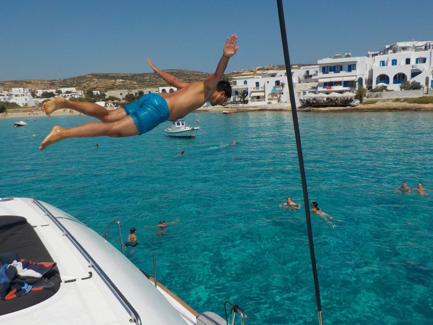 Naxos: Catamaran Cruise with Swim Stops, Food, and Drinks - What to Bring So You Enjoy the Day From the First Minute