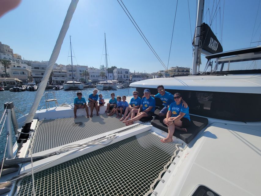 Naxos: Catamaran Cruise with Swim Stops, Food, and Drinks - Where the Cruise Goes: Secluded Coves Around Naxos (and Sometimes Beyond)