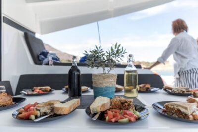 Naxos: Catamaran Cruise with Swim Stops, Food, and Drinks - Deck Time Plus Swim Stops: The Main Event