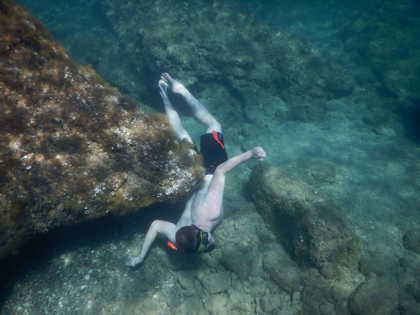 Naxos: Full-Day Sailing Tour w/ Swim Stops, Snacks & Drinks - Rina Cave snorkeling: the stop that makes the day feel special