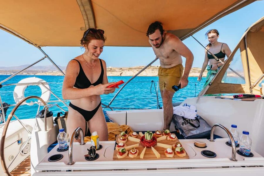 Naxos: Sailing Cruise with Lunch & Drinks - Swim Stops and Snorkeling: How the Captain Picks Where You’ll Float