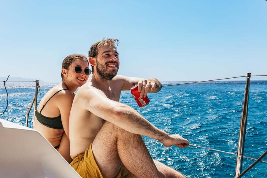Naxos: Sailing Cruise with Lunch & Drinks - Lunch, Wine, Beer, Fruit, and Coffee: Real Food at Sea