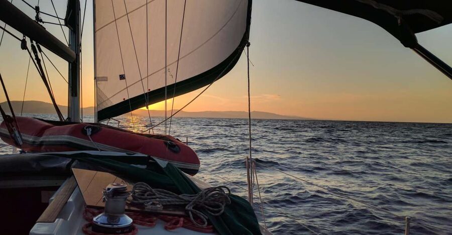 Neos Marmaras: Sunset West Sithonia Islets Sailboat Tour - Where you start: the floating pontoon at Neos Marmaras Port