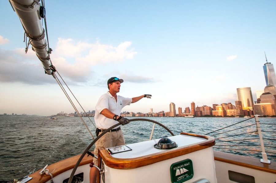 New York City: Sunset Sail Aboard a Schooner - The Main Event: Statue of Liberty at Sunset, Up Close From the Water