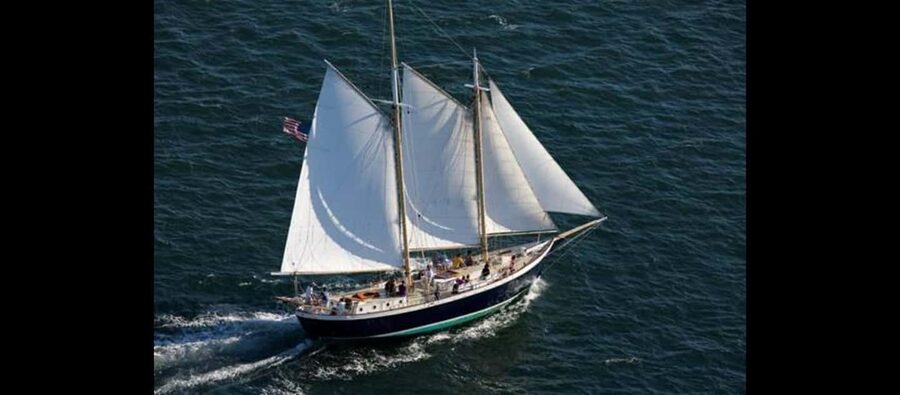 Newport: Morning Mimosa Sail aboard Schooner Aquidneck - Newport Harbor on a morning cruise: what you actually see