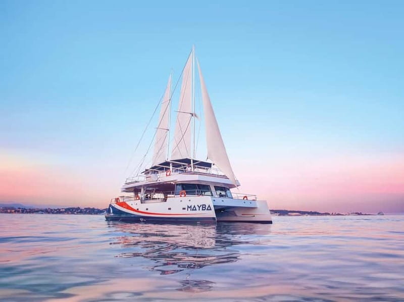 Nice : Sunset at sea on a Maxi Catamaran - Villefranche Bay - A Maxi Catamaran Sunset Plan That Feels Like More Than a Ride