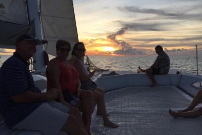 No1Sxm Sunset Sail Experience in St Maarten - The Boat: Custom Trimaran Built for Racing, Maintained for Real Life