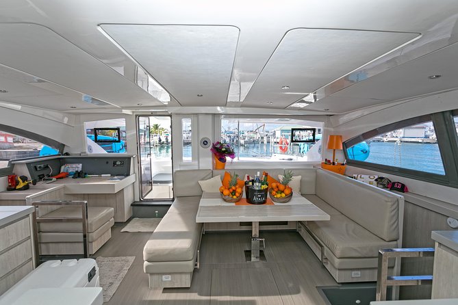 Nude Naturist Catamaran Boat Luxury Charter in St Maarten - Onboard Fun: Paddleboarding, Fishing, and a Laid-Back Pace