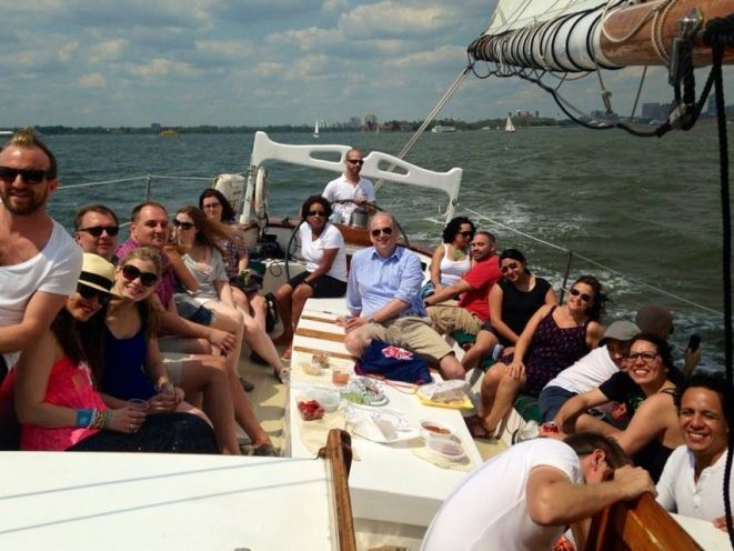 NYC: Statue of Liberty Day Sail on the Schooner Adirondack - Pier 62 and the Adirondack: the quick shift from city to sea