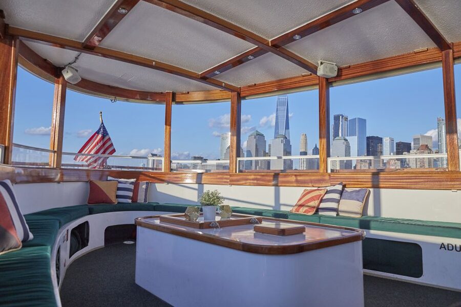 NYC: Sunset Cruise on a Small Yacht with a Drink - The Route: Hudson, Battery Park Area, Liberty Island, and More