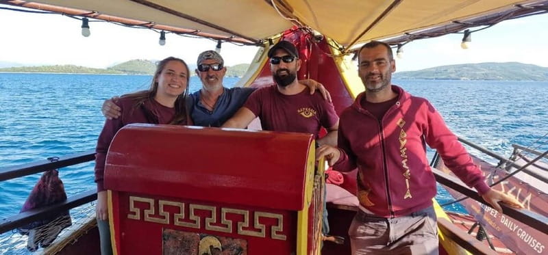 Nydri: Sailing Through History. Daily Cruise with Beach BBQ - The BBQ lunch: local food that actually feels like the main event