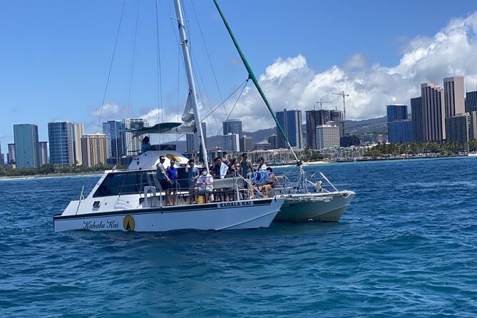 Oahu Catamaran Snorkel Tour: See Turtles 100% Guaranteed - The little extras: snacks, drinks, and Sushi the dog