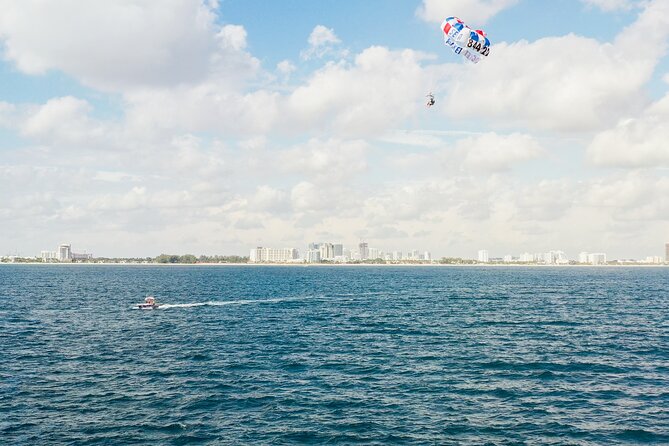 Ocean Parasailing Adventure In Fort Lauderdale, FL - The boat ride value: why the canal cruise is part of the deal