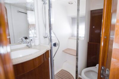 Olivia Grace 60 ft British Princess Yacht Rental - On-Board All-Inclusive Setup: Crew, Bar, and Water Toys