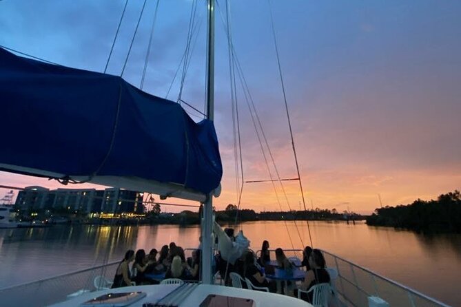Orange Beach Sunset Sailing Cruise - Checking in at Wharf Pkwy W and getting settled on the Cetacean