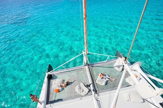 Palma Bay Catamaran Half-Day Cruise - Cathedral and Cala Vella views: the deck is your best seat