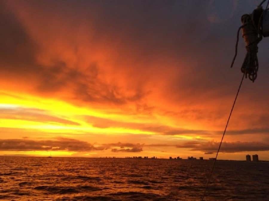 Panama City Beach: Sunset Sail on the Privateer Catamaran - Drinks, Music, and the Onboard Vibe with Captain Justine and Mosley