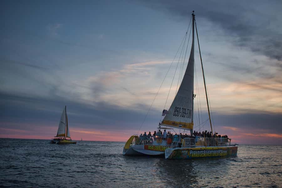 Panama City Beach: Sunset Sail on the Privateer Catamaran - The 2-Hour Plan: From Jan Cooley Dr to Shell Island and Back