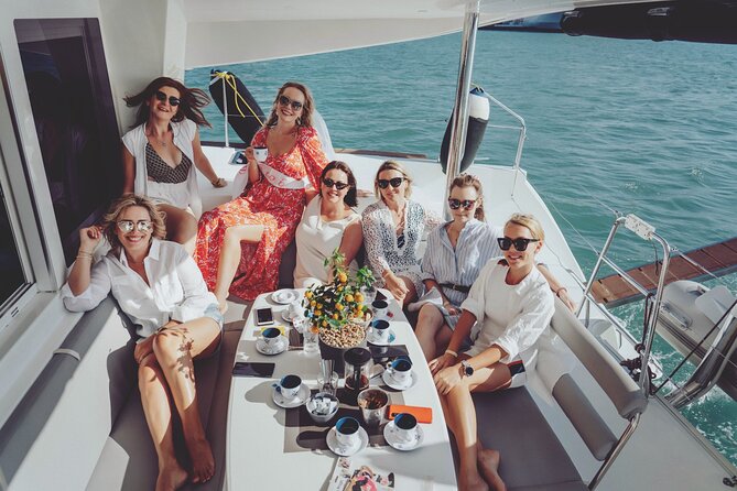 Panormo: Luxury Sunset Catamaran Cruise Sushi & Open Bar - A modern boat that’s comfortable, not just pretty
