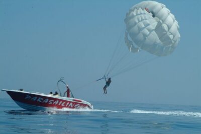 Parasailing Activity on Rethymno Beach, Crete - Rethymno Beach Parasailing: the basic thrill, timed right