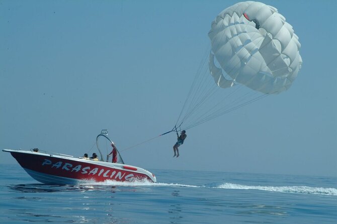 Parasailing Activity on Rethymno Beach, Crete - Rethymno Beach Parasailing: the basic thrill, timed right