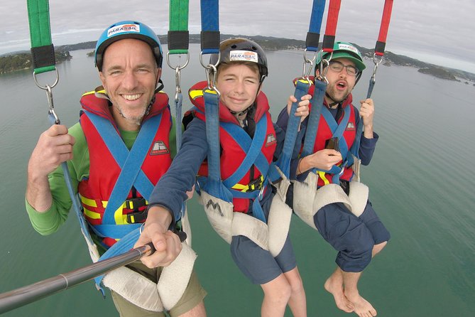 Parasailing Adventure Over the Bay of Islands - Getting On the Boat: Paihia, Waitangi, or Russell Pickups