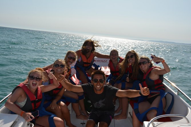 Parasailing from Vilamoura - Choose your ride style: solo, tandem, or trio