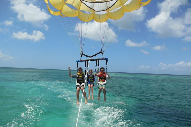 Parasailing Grand Turk - The flight deck launch: what takeoff feels like