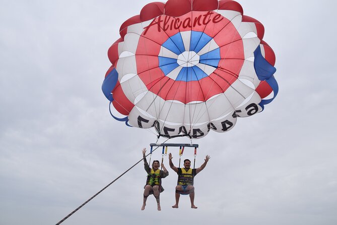 Parasailing in Alicante - The Parasail Flight: 150 Meters Up and About 15 Minutes in the Air