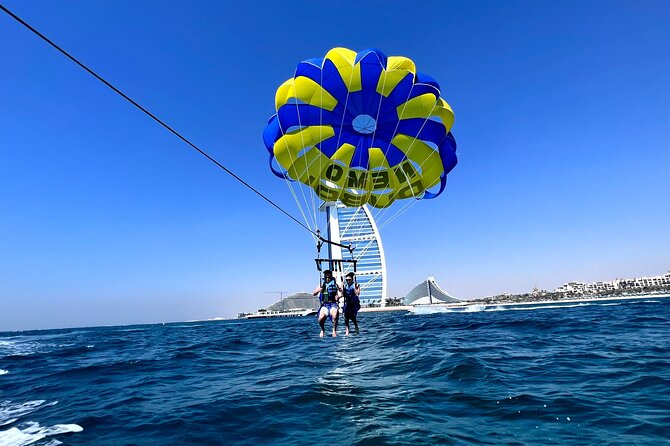 Parasailing in Dubai - Burj Al Arab View - Video and GoPro options: getting usable keepsakes