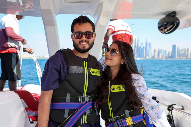 Parasailing in Dubai with Palm Jumeirah and JBR Beach views - Up to 250 Meters Above Water: The Flight Experience in Real Terms