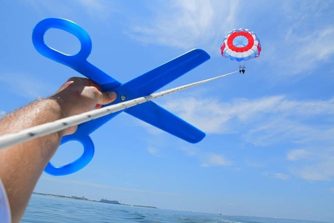 Parasailing in Key West at Smathers Beach - Up Over the Florida Keys National Marine Sanctuary: Why the Second Phase Matters