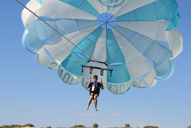 Parasailing Los Cabos Adventure - The Views Route: Arch of Cabo and Lover’s Beach From Above