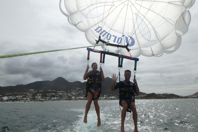 Parasailing Orient Bay Beach Sint Maarten - What 300 Feet Looks Like Above Orient Bay