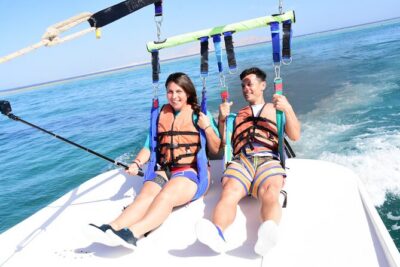 Parasailing Ride - Sharm El Sheikh, Single or Double, Private Car - Private hotel pickup and the Kodak Express meeting point